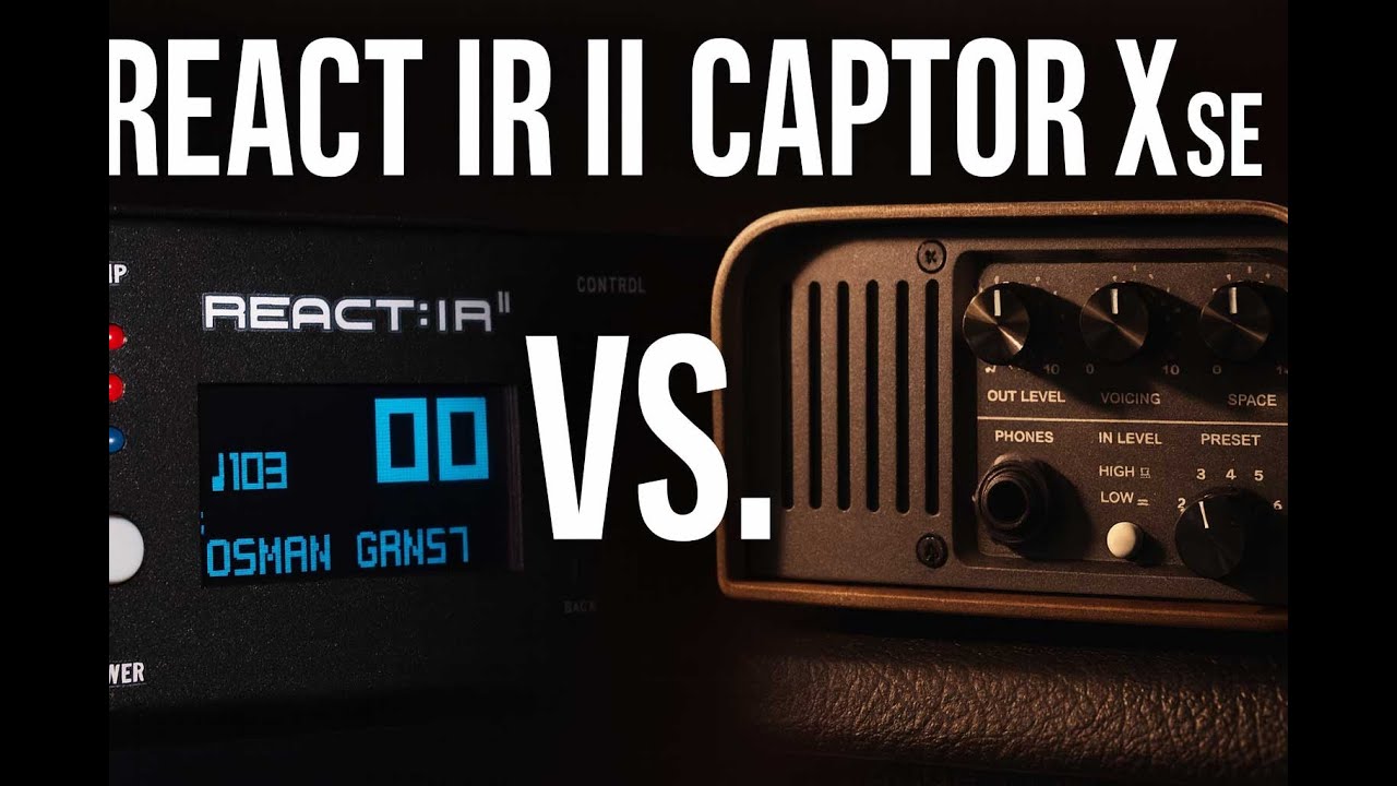 Two Notes Captor X SE vs st. Rock React IR II Comparison (no talking)