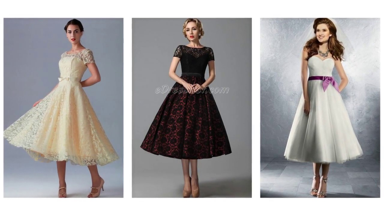 Top 100 Tea length dresses, tea length wedding dresses