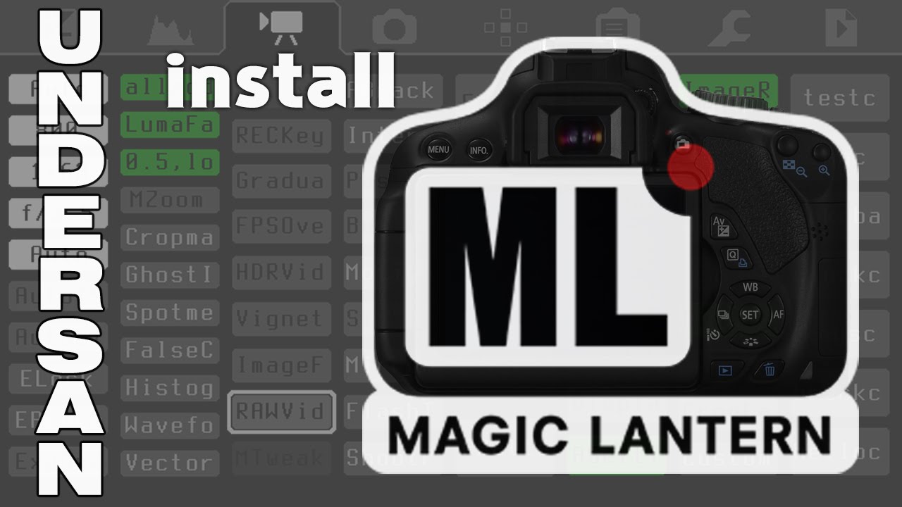 Установка прошивки Magic Lantern на Canon 650D