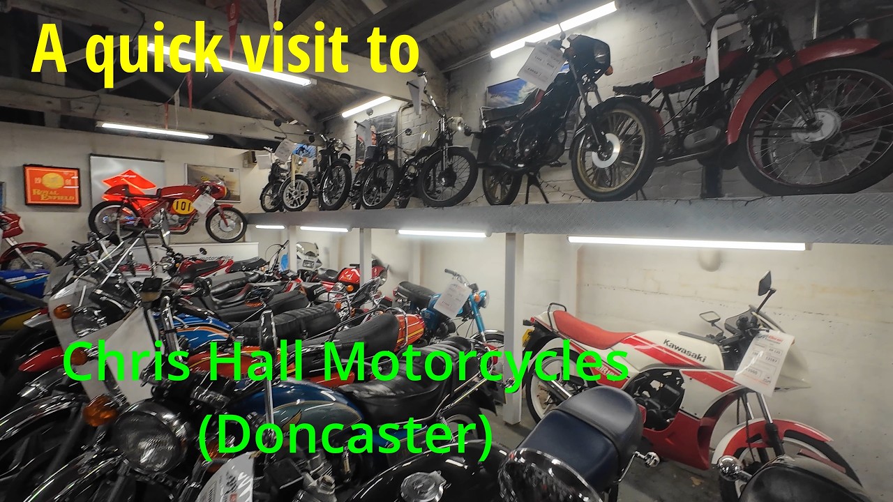 Краткий визит в мотосалон Chris Hall Motorcycles (Донкастер).