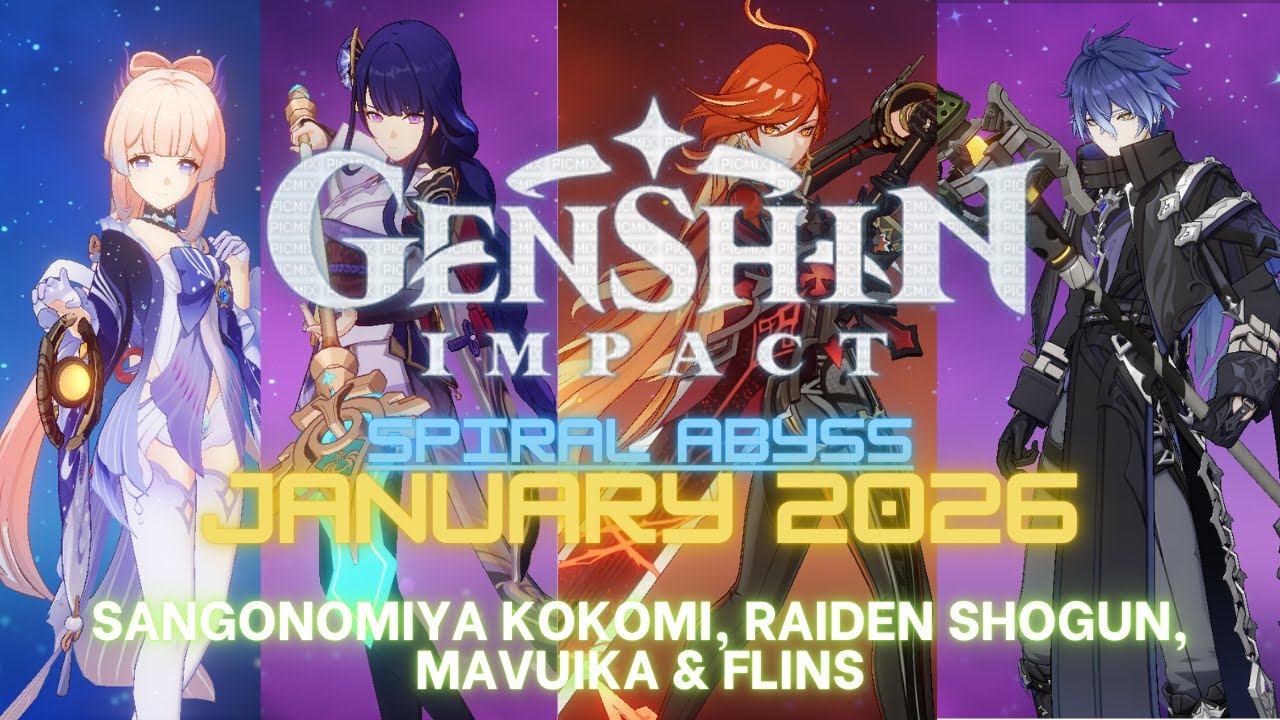 Genshin Impact - Spiral Abyss [January 2026] - All Stars Clear