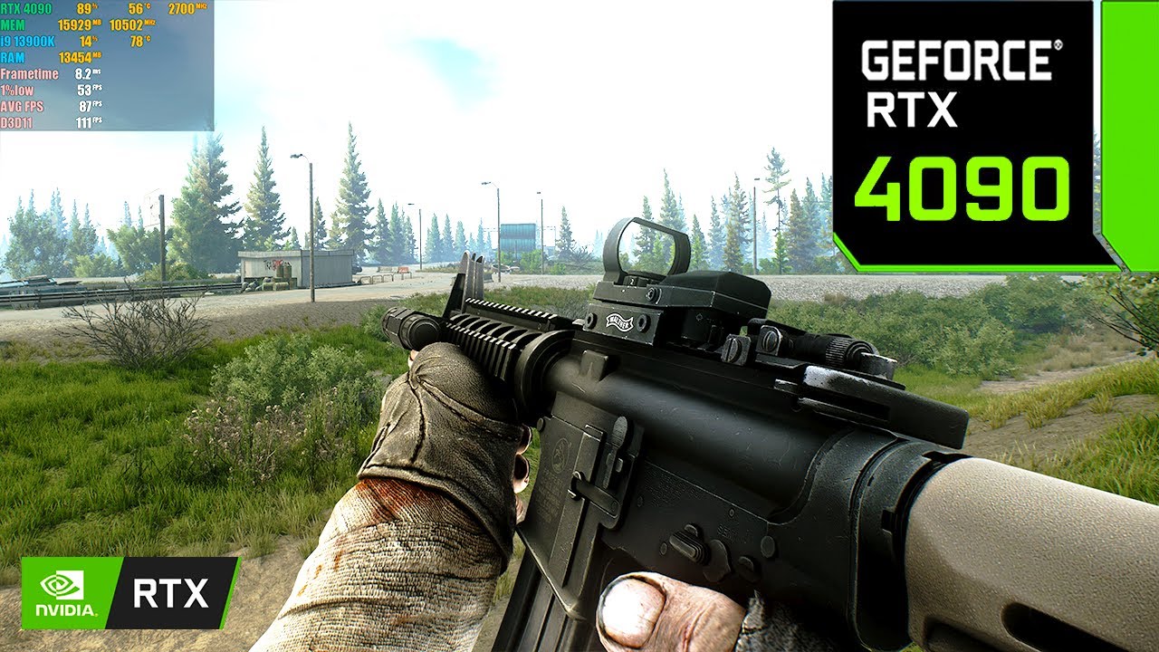 Escape From Tarkov : RTX 4090 24GB ( 4K Maximum Settings DLSS OFF )