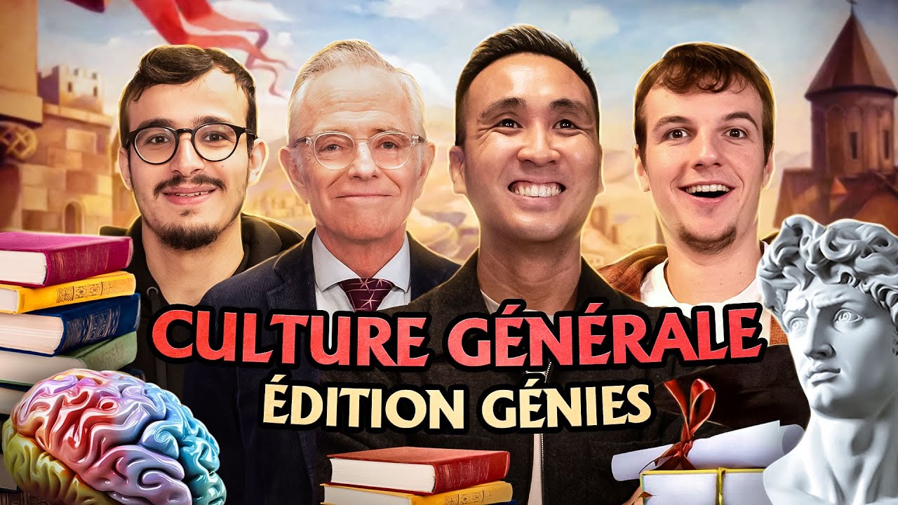 Exceptionnel jeu de Culture Générale avec des GÉNIES (feat. Mac Lesggy, Paul El Kharrat et Brieux)