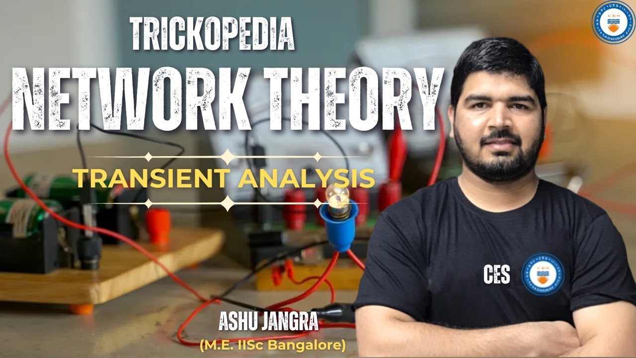 GATE Trickopedia - Теория сетей (Переходные процессы-3) #электротехника #gate2026 #теориясетей #iit