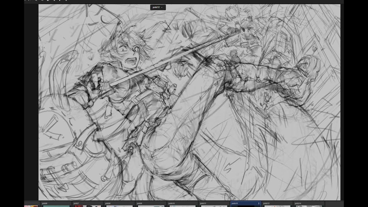 chilling & drawing