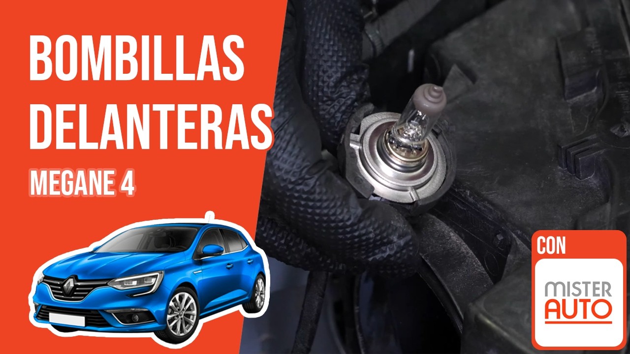 Cómo cambiar las bombillas delanteras Megane 4 💡