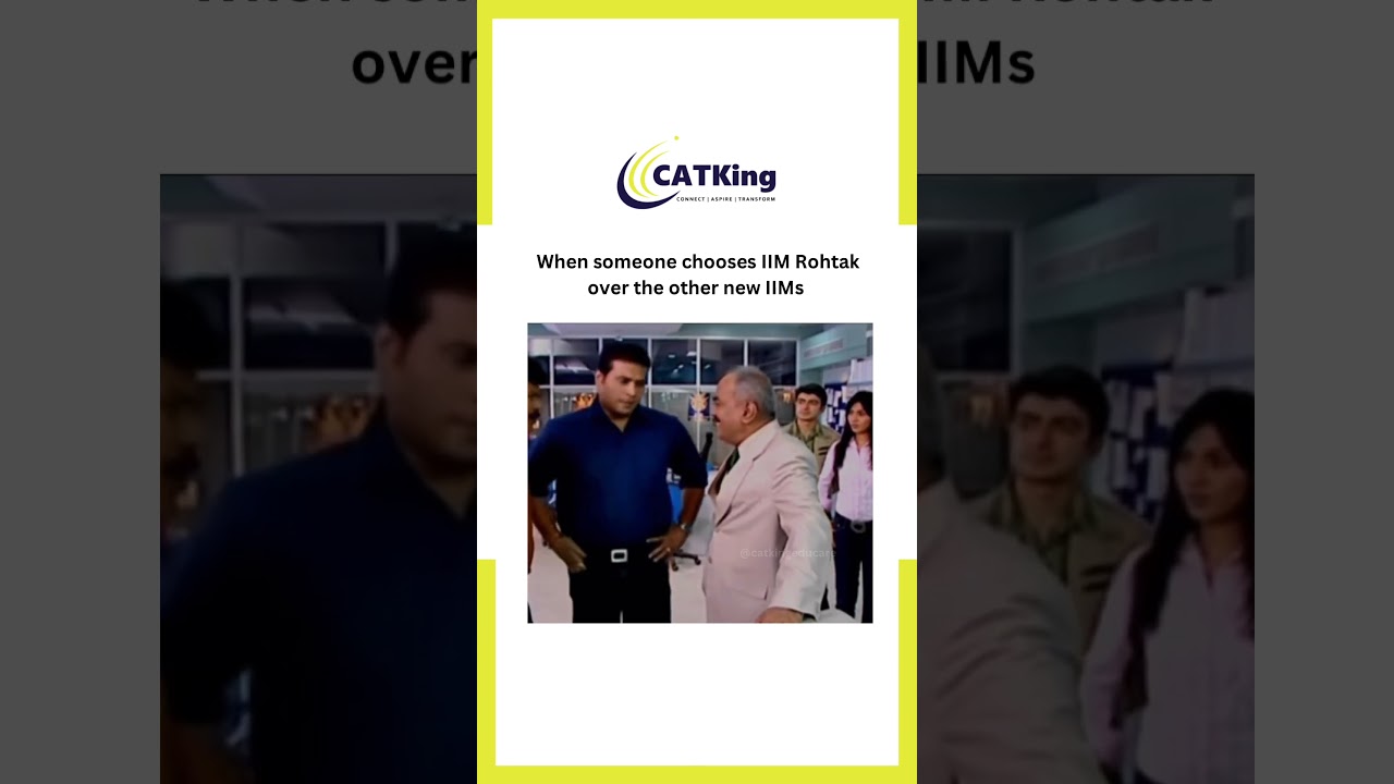 When someone Chooses IIM Rohtak over the Other New IIMs | MBA from New IIMs | | Meme