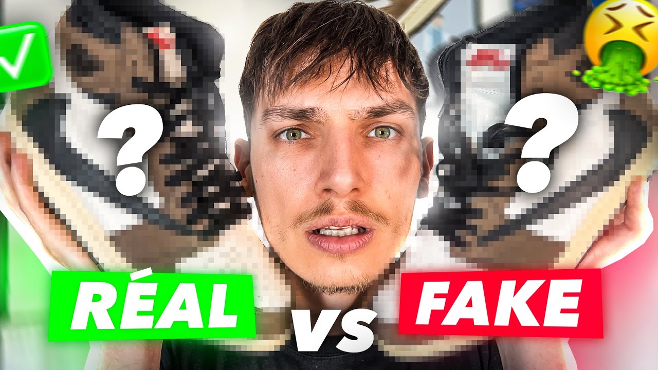 VRAI VS FAUSSE Jordan 1 Travis Scott !! La FAKE est mieux ???