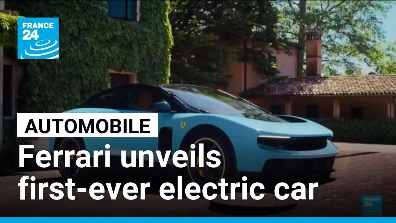 Ferrari presents Luce, its first-ever electric car, in a tough market &bull; FRANCE 24 English