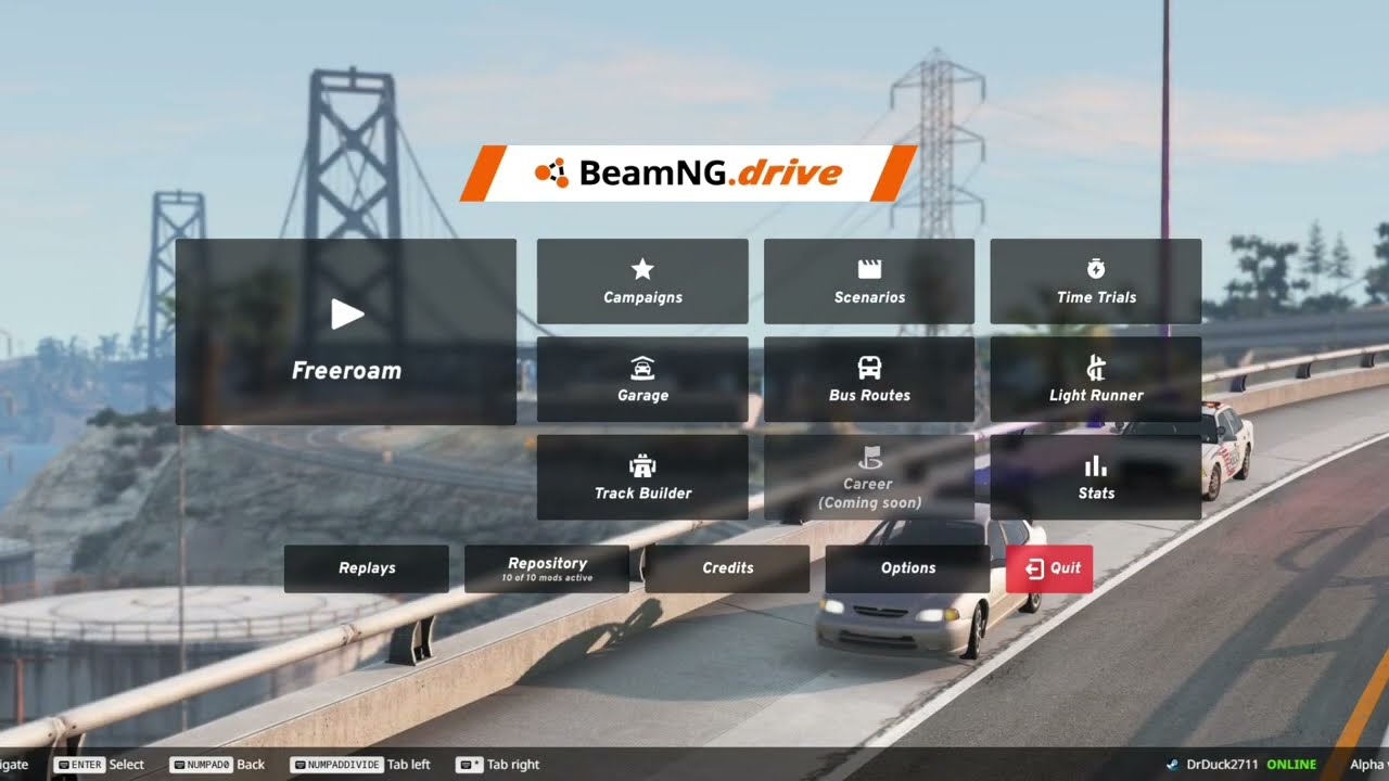 I got chased by the cops in BeamNG.Drive!