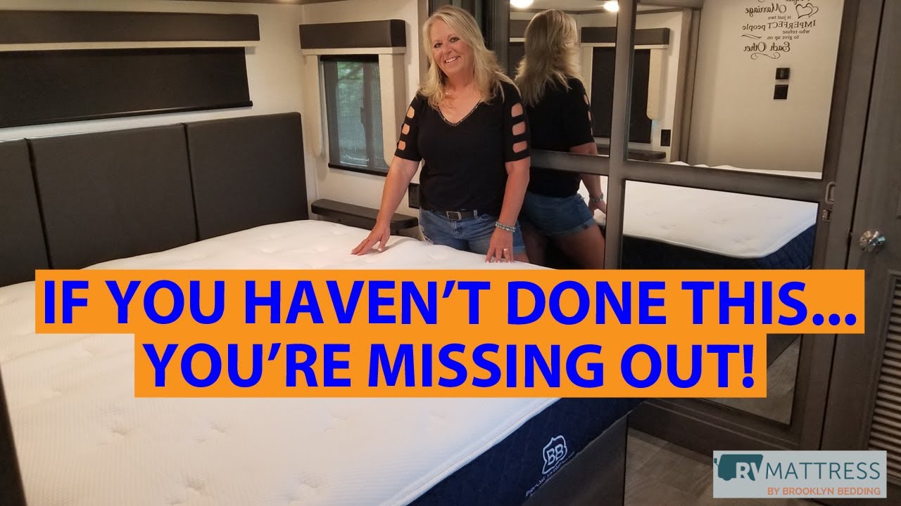 Best RV Mattress Upgrade ~ SLEEP BETTER! ~ Brooklyn Bedding