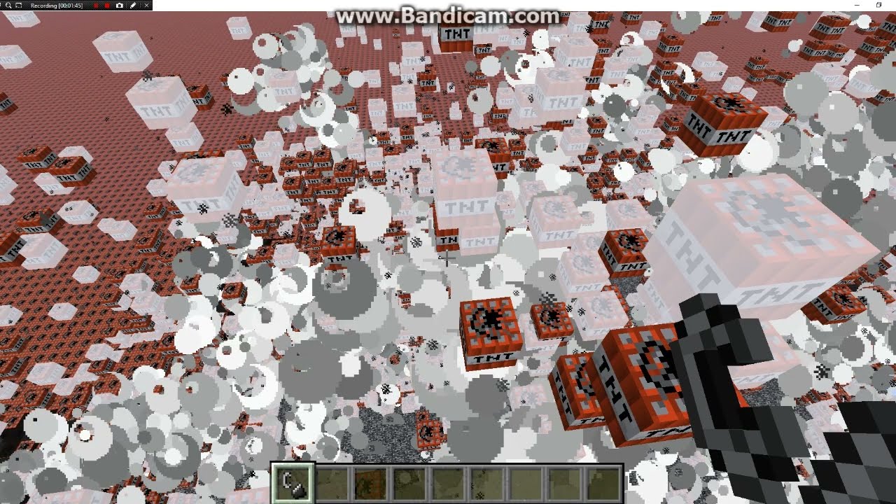 minecraft explosion
