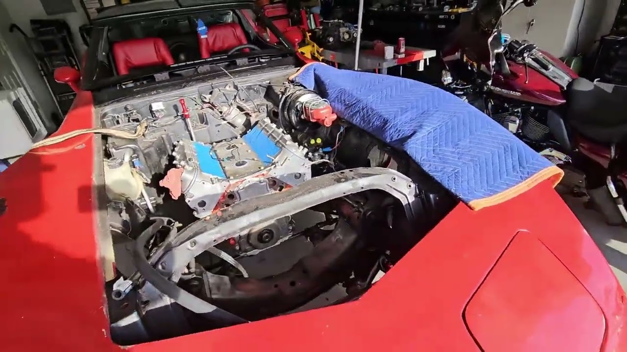 1982 C3 Corvette LS Swap engine is in! Part 1