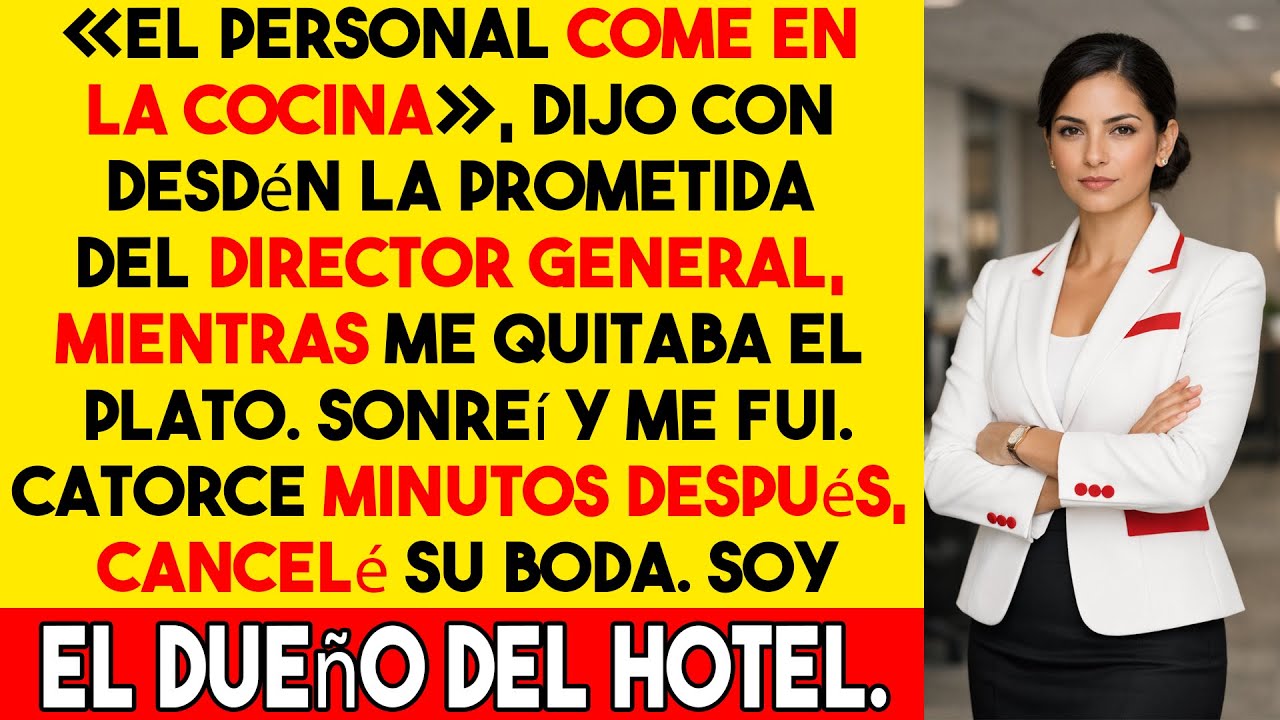 Ella humilló al “camarero” del hotel… sin saber que era el verdadero dueño