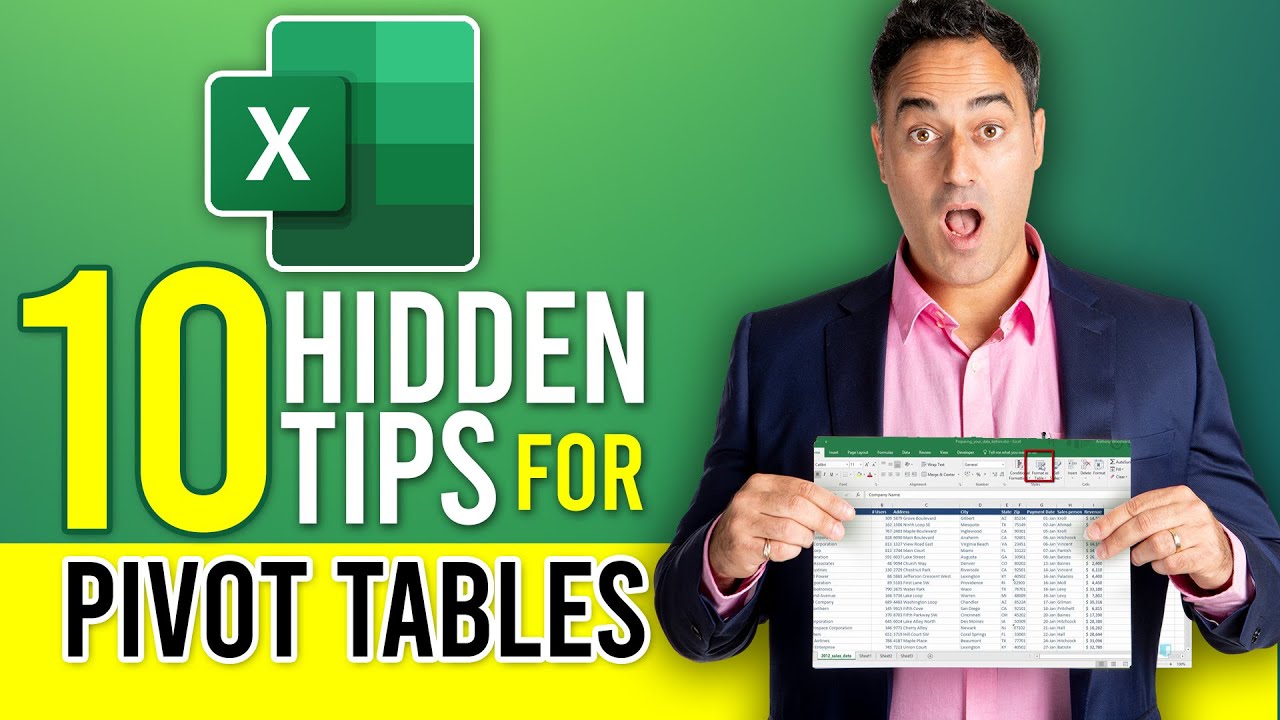 10 Excel Pivot Table Tips to Make You an Excel Expert | Excel Tutorials