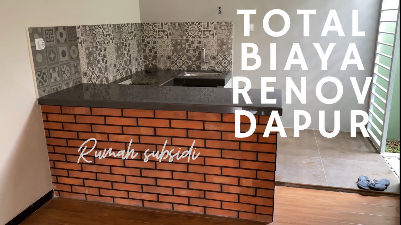 Dapur minimalis untuk rumah subsidi!! Renovasi dapur rumah subsidi