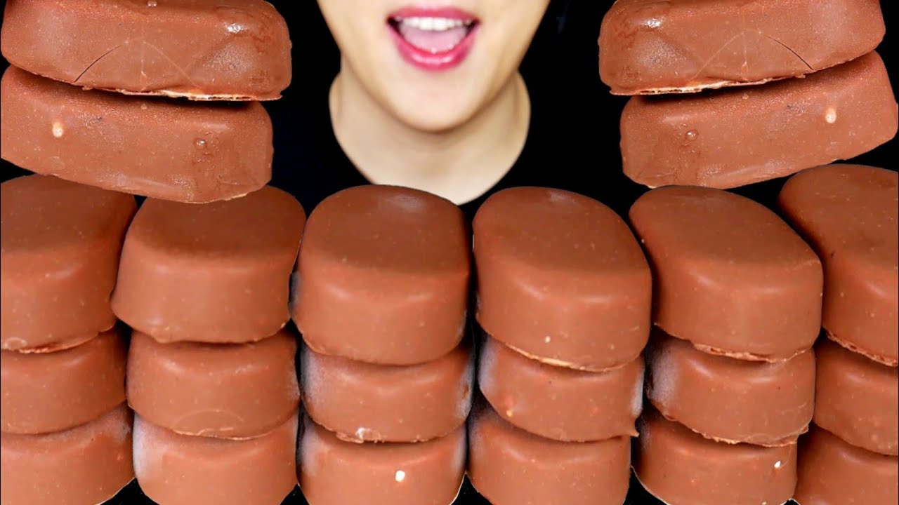 ASMR TICO CHOCOLATE ICE CREAM FEAST🍫🍦MILK ICE CREAM MUKBANG 초콜릿 아이스크림 먹방 チョコレートアイスクリーム EATING SOUNDS