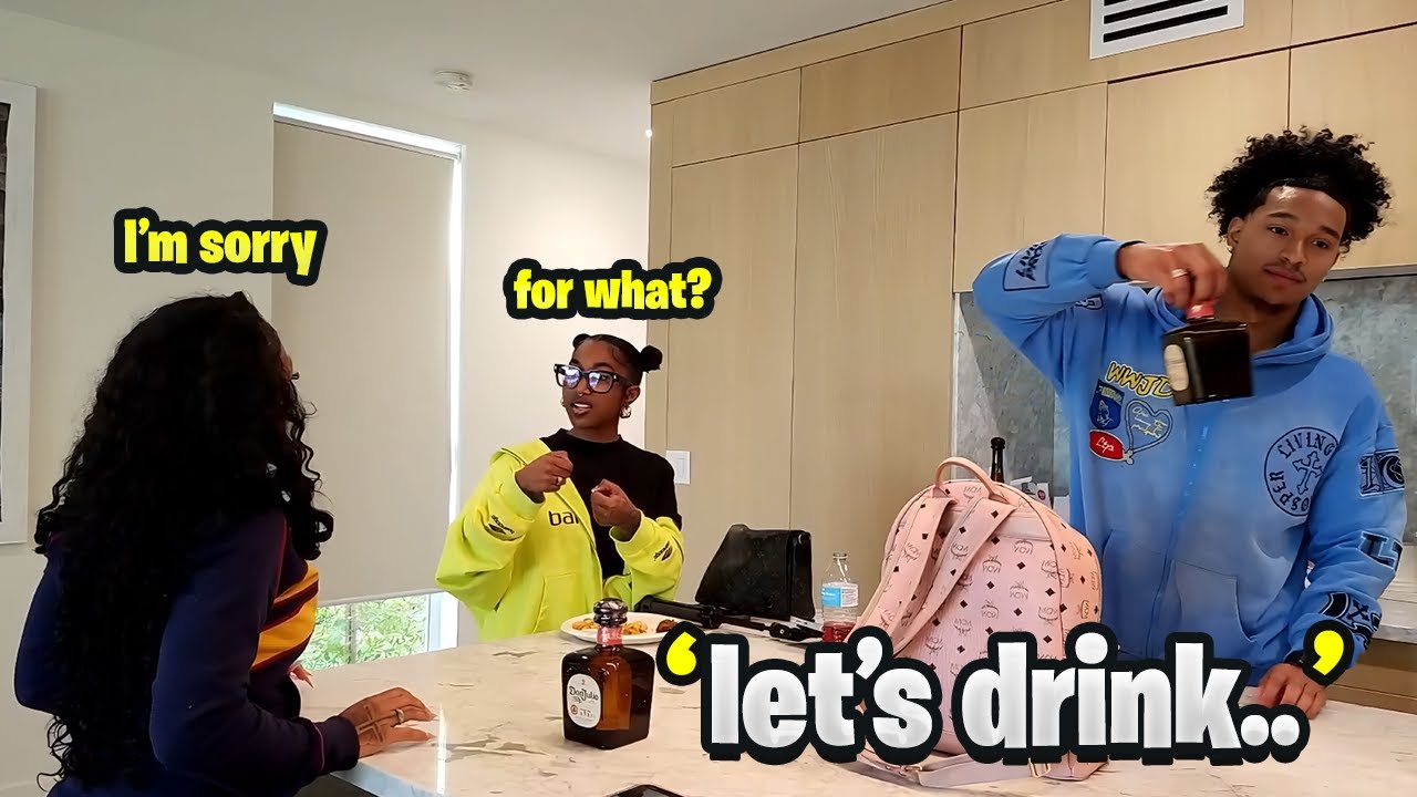 TEE TEE & ARIES VISITS MY SLEEPOVER! *WE TALKED*