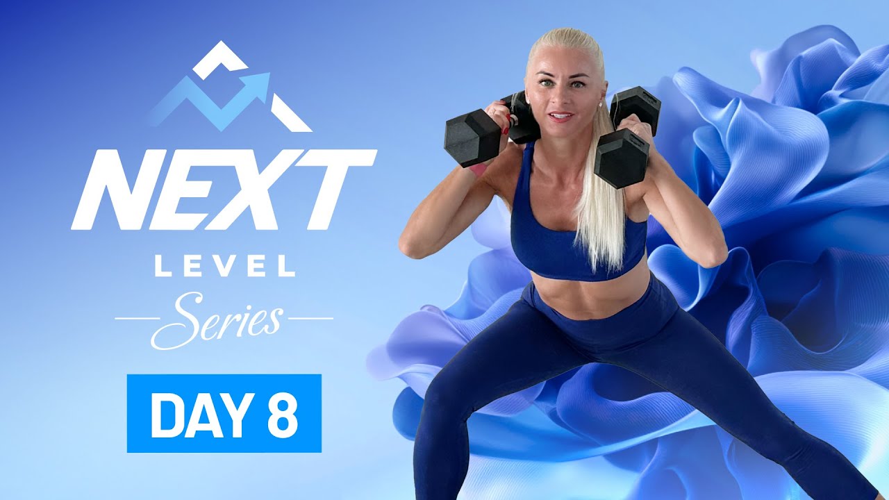 35 Min Lower Body Strength with Dumbbells – 45/15 | NEXT LEVEL Series – Day 8