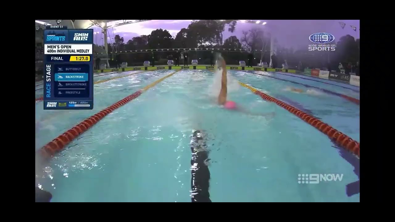 SAM HIGGS Open 400 IM Australian Short Course Champion 2025