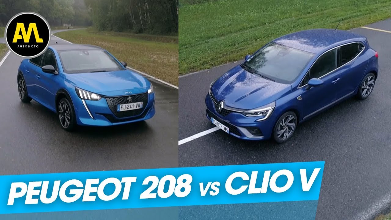 Peugeot 208 vs Renault Clio V : le grand duel !