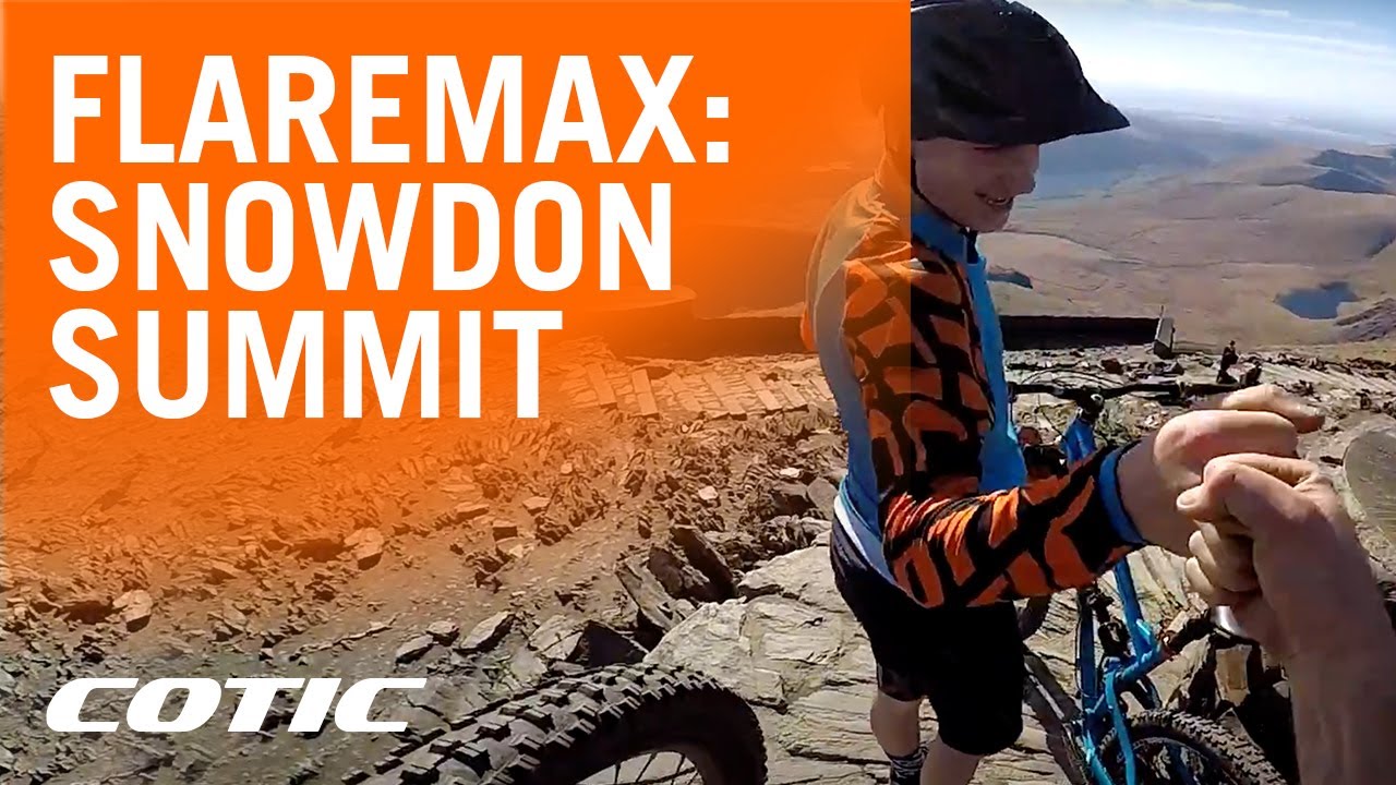 Cotic FlareMAX on Snowdon. A Mountain Bike,