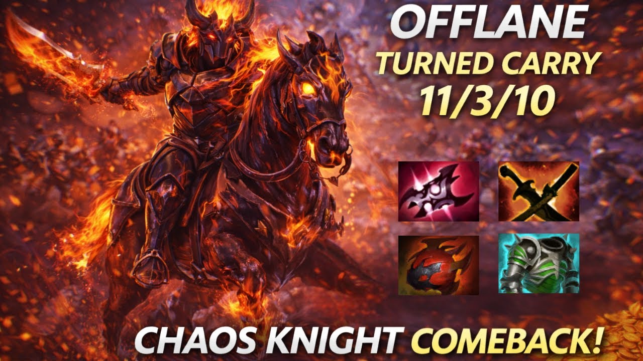 Dota 2 Gameplay - OFFLANE ➜ CARRY | Chaos Knight COMEBACK 11/3/10 🔥| [Turbo Mode]