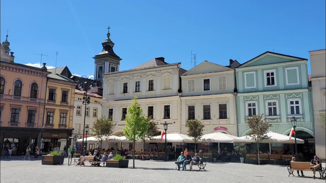 Cieszyn | 1 maja 2024 | spacer po mieście | 4K