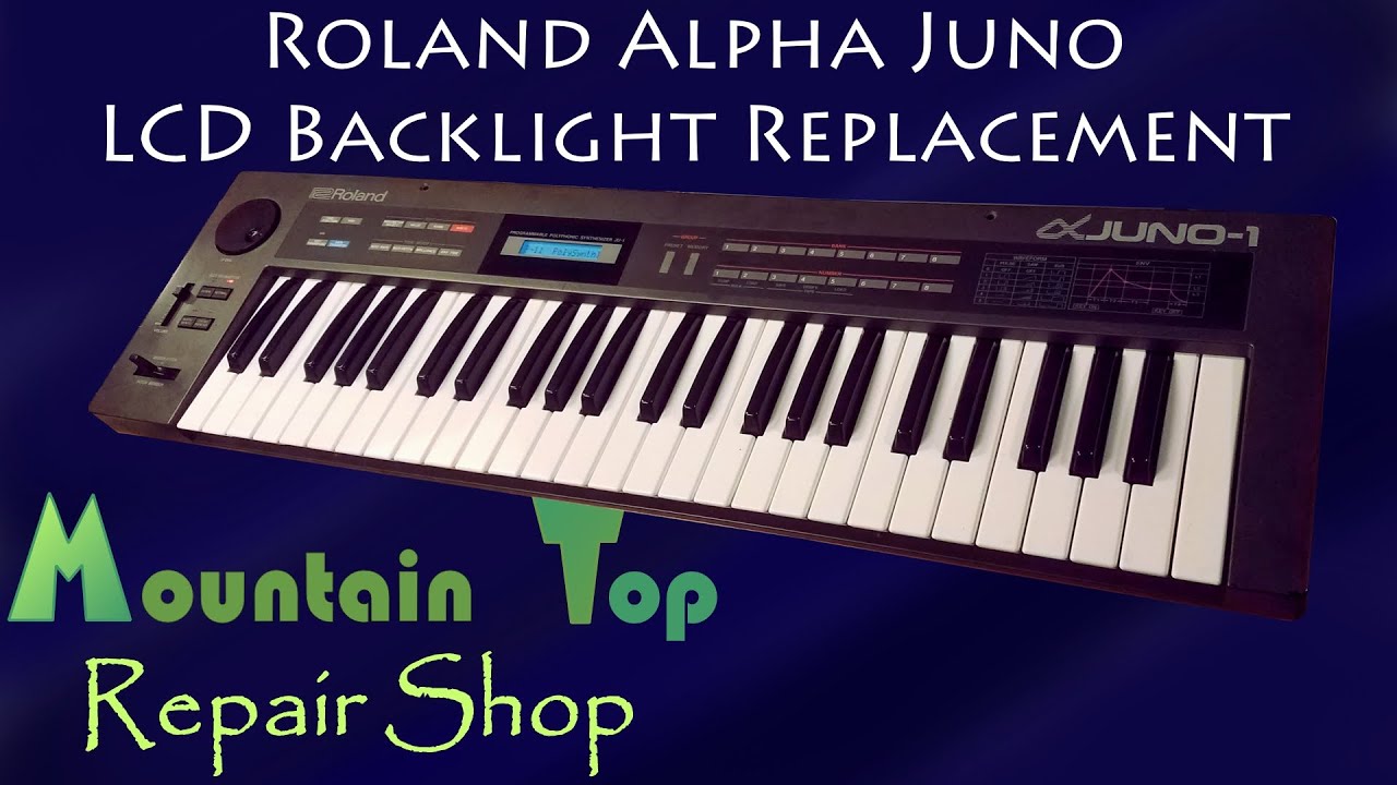 Roland Alpha Juno Backlight Replacement - Vintage Synthesizer Series - MTRS