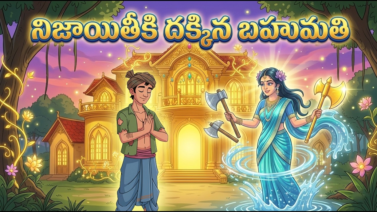 నిజాయితీకి దక్కిన బహుమతి | The Reward for Honesty | Telugu Moral Stories | 2D Animation