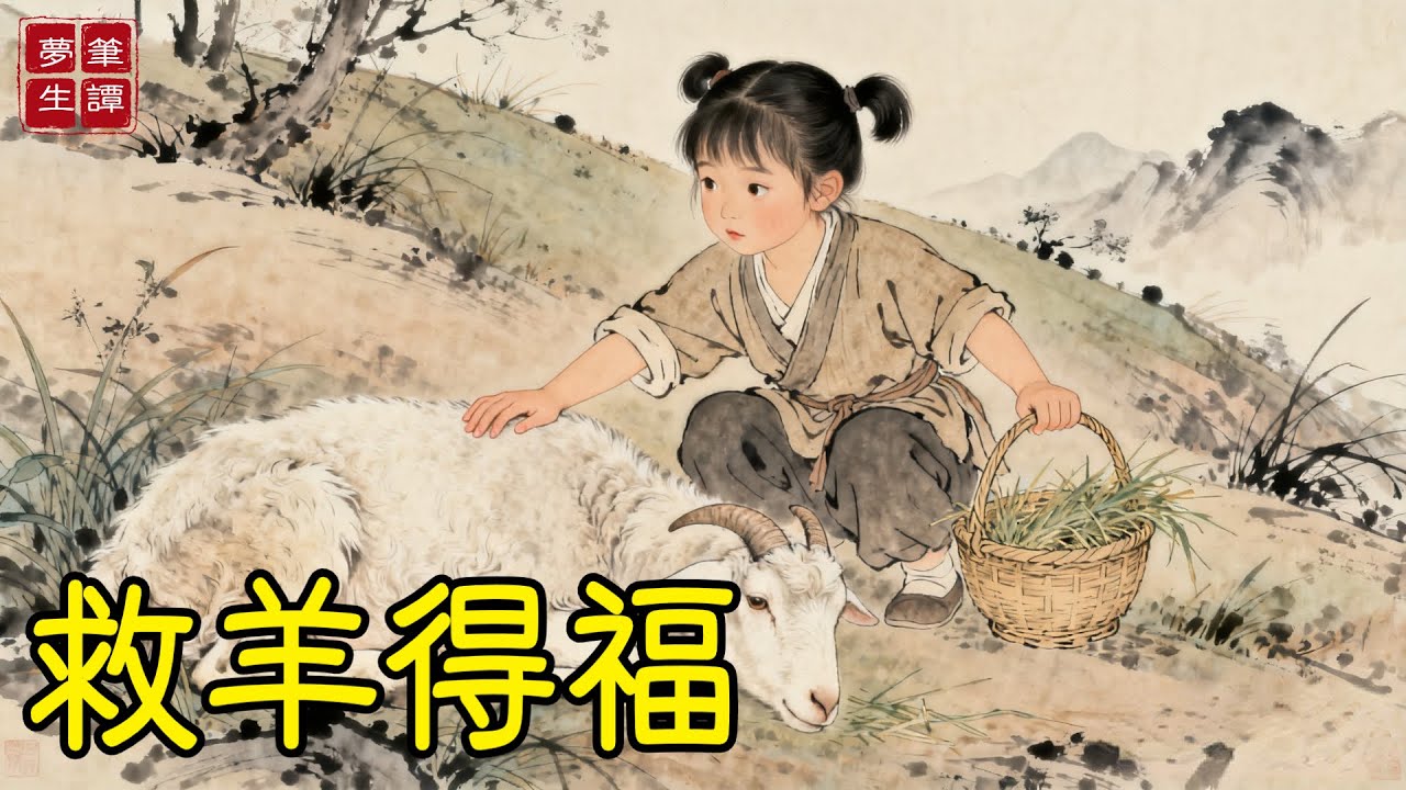 分家時孤女只得荒坡，卻在坡上撿到只受傷的母山羊。她細心照料，山羊竟產出醇厚羊奶，病人飲後康復極快。不出三年荒坡變牧場，羊群成百。當初分家的族人悔青腸子！#故事#民間傳說#奇遇#報恩#原創故事