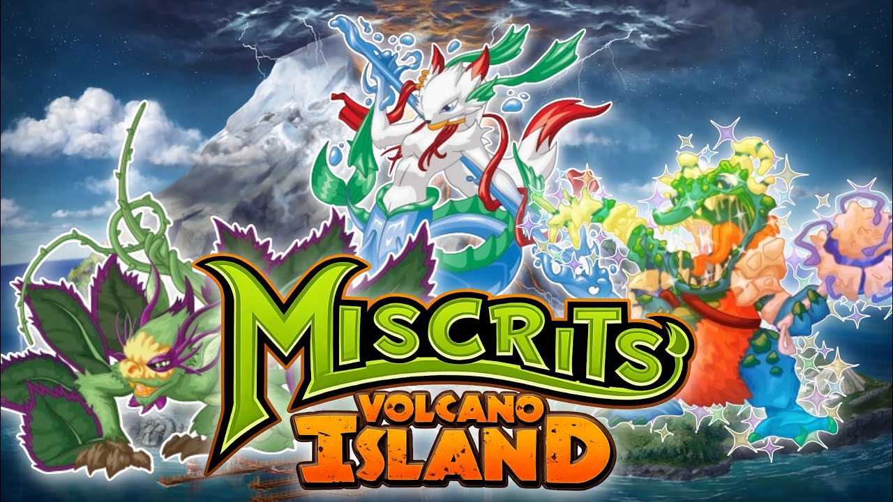 Volvio volcano island derrotando al primer mago - Miscrits world of creature