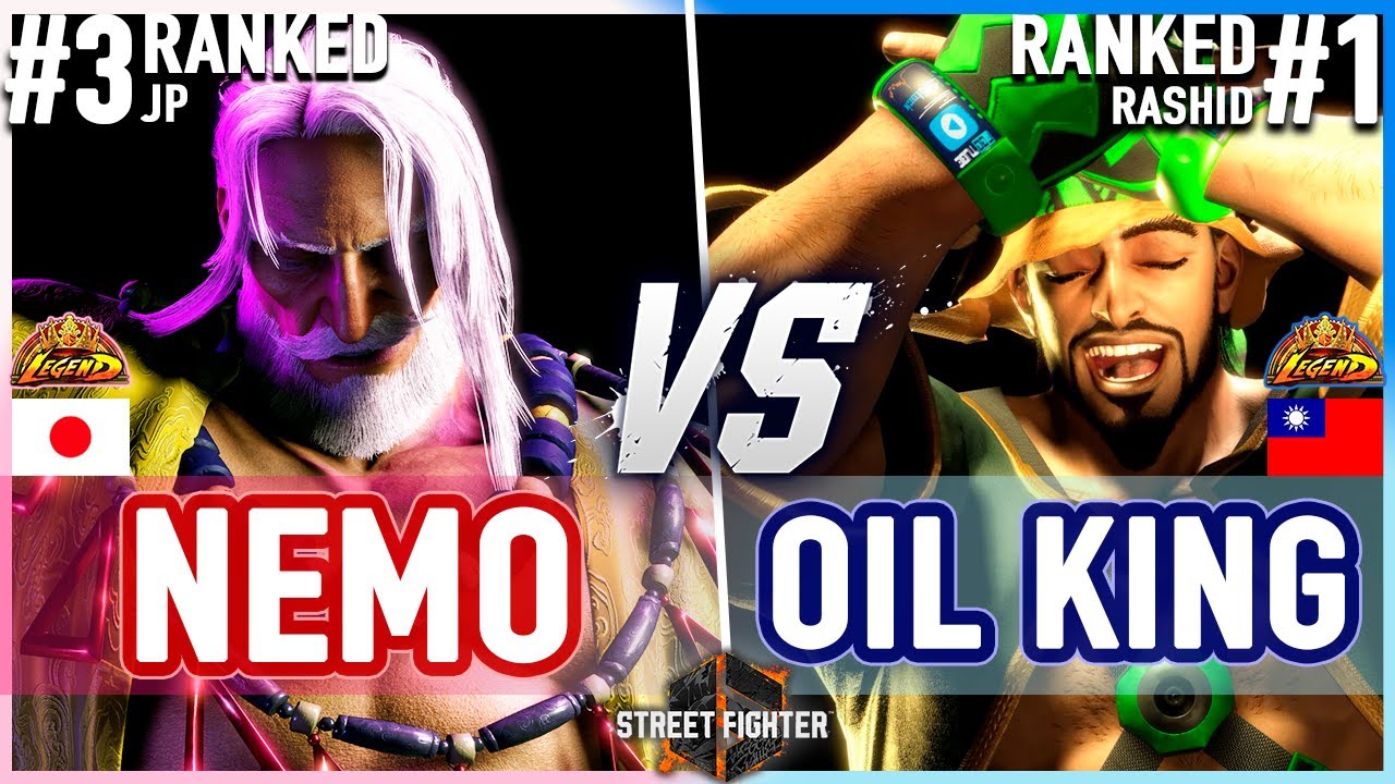 SF6 🔥 Nemo (JP) vs Oil King (Rashid) 🔥 Street Fighter 6