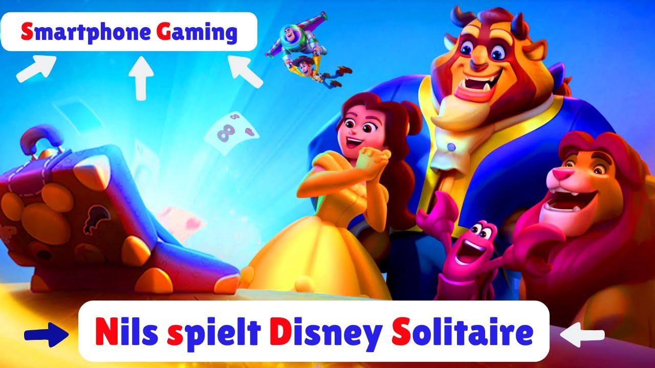 37 Teil 2 Lustiges Disney Solitaire mobiles Kartenspiel Smartphone Gameplay Letsplay Nils Sistorian
