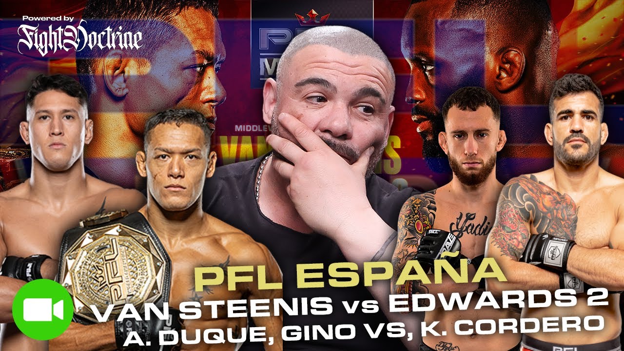 PFL MADRID - COSTELLO VAN STEENIS vs FABIAN EDWARDS 2 - ACOIDAN DUQUE, GINO, KEVIN CORDERO...