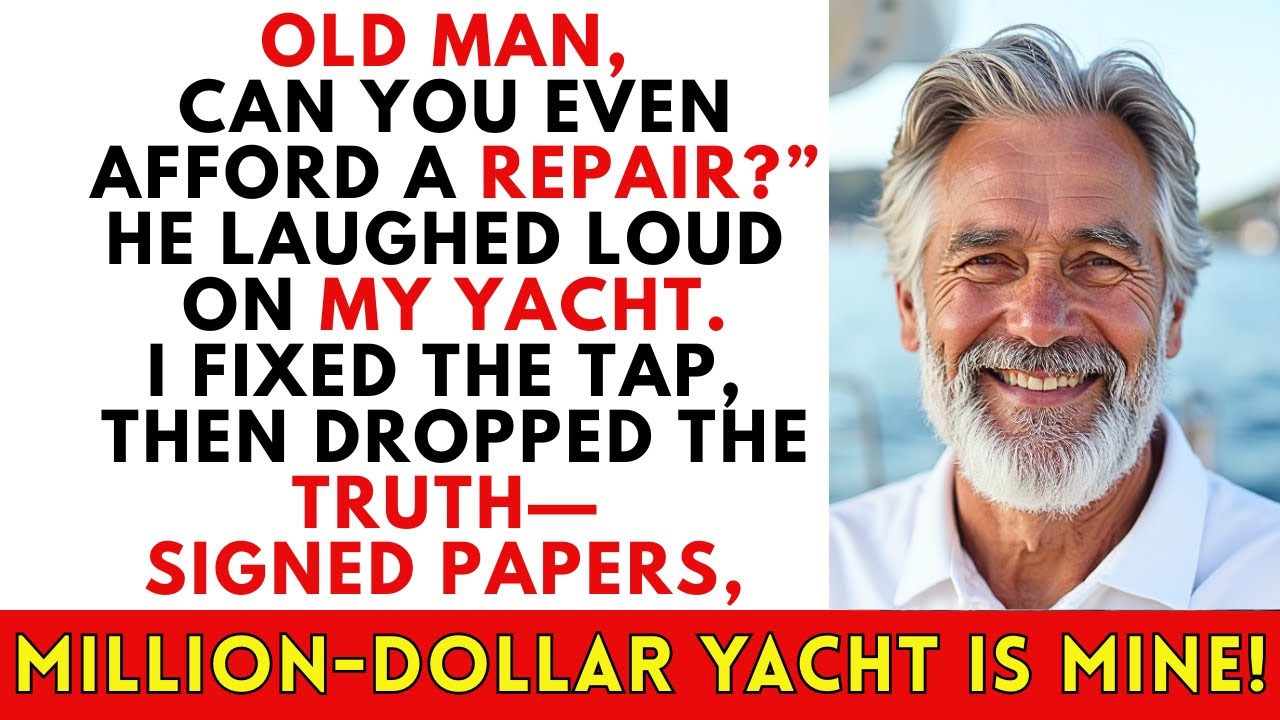 My SIL Mocked Me as a “Plumber” on the Yacht—He Never Knew the Yacht Belonged to Me