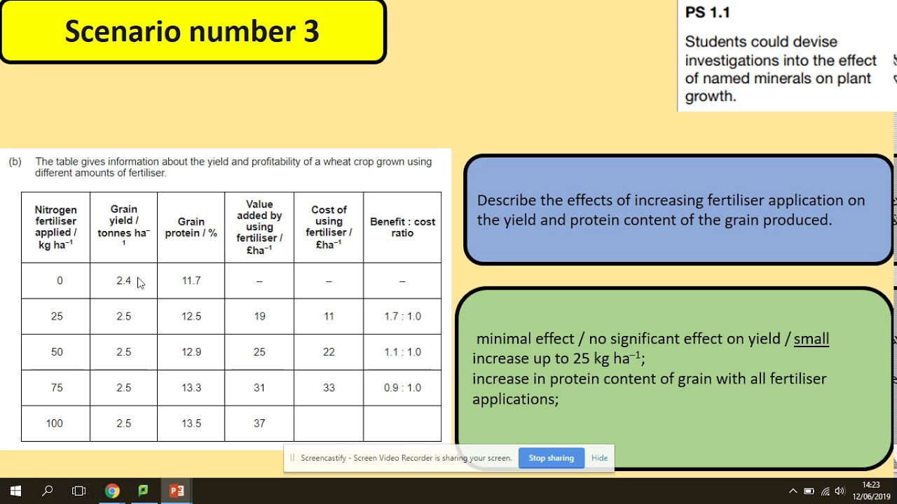 Maths Skills Section 5 part 2. AQA A level Biology
