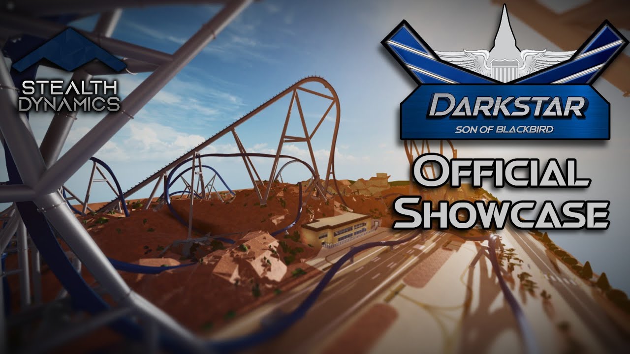 Darkstar: Son of Blackbird | ENOURMOUS RMC T-Rex Roller Coaster | Theme Park Tycoon 2