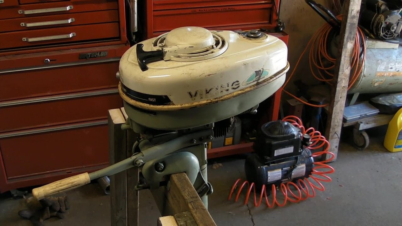 Vintage 1968 Viking 3.5 hp Outboard Motor | Gettin' Down and Dirty!