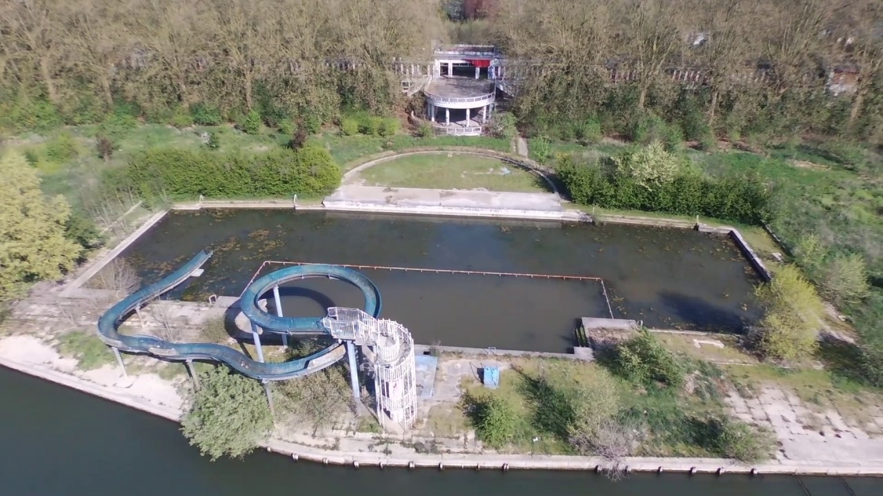 URBEX : la plage de Villennes vue par un drone