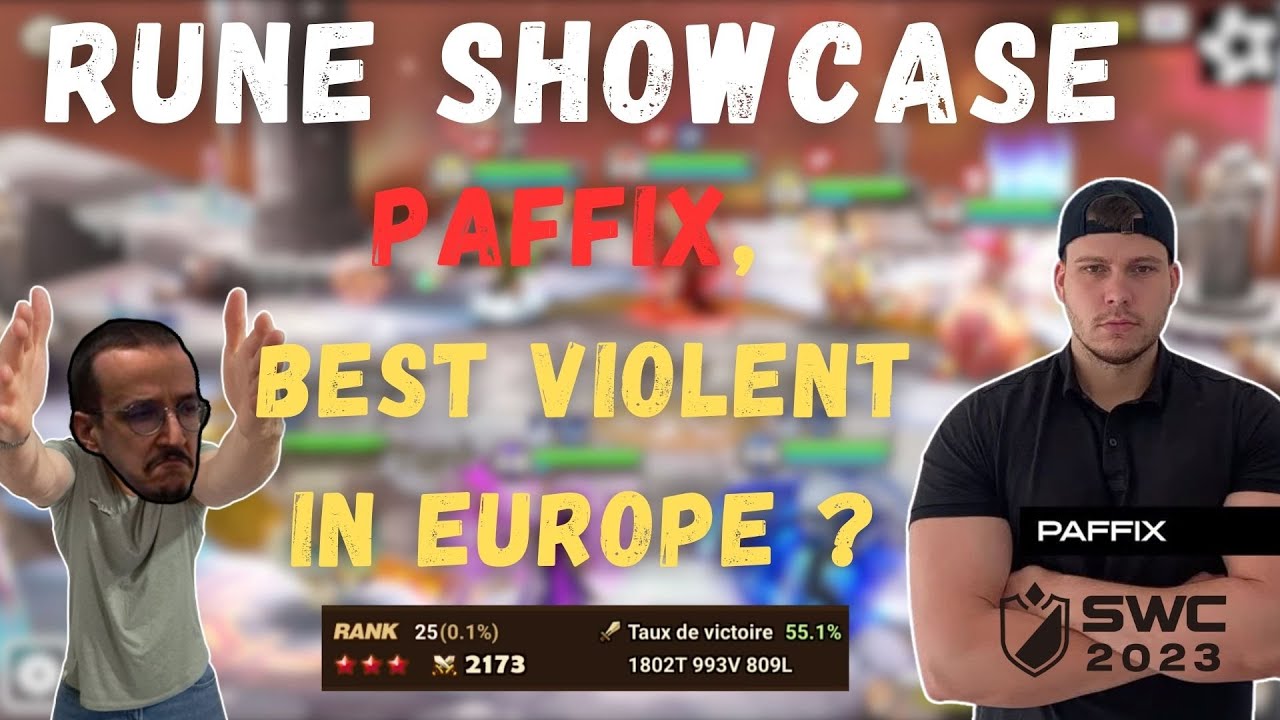 SWC RUNE SHOWCASE : Does Paffix have the best violent runes in Europe ? SUMMONERS WAR