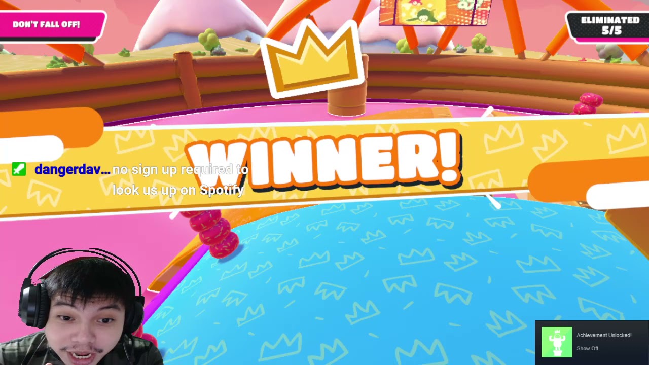 MY FIRST WIN IN FALL GUYS SINCE SEASON 1!!! (YT Shorts)