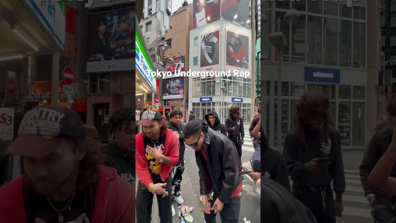 Shibuya Content Corner Underground Street Rap! #twitch #tokyo #shibuya #japan #rap #rapper