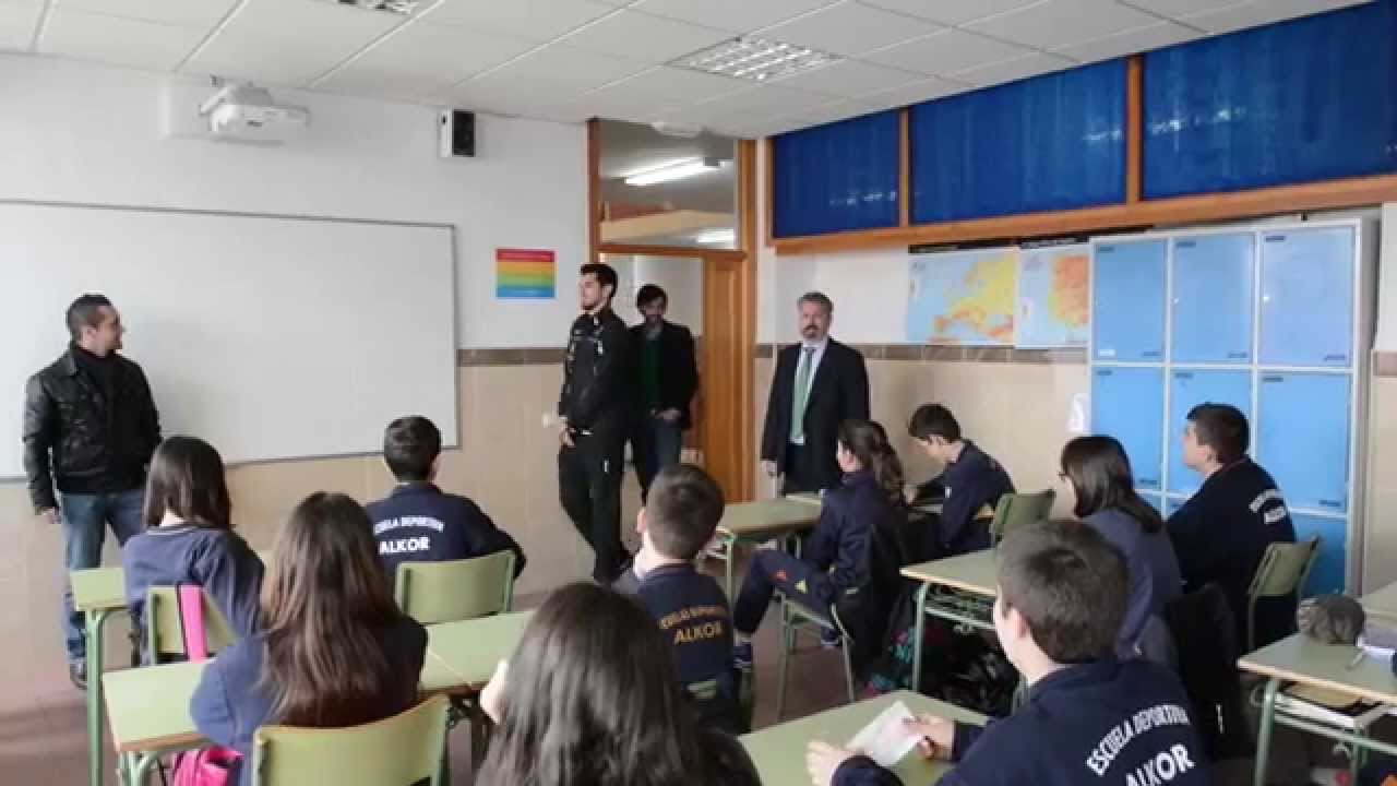 Visita Chema Colegio Alkor