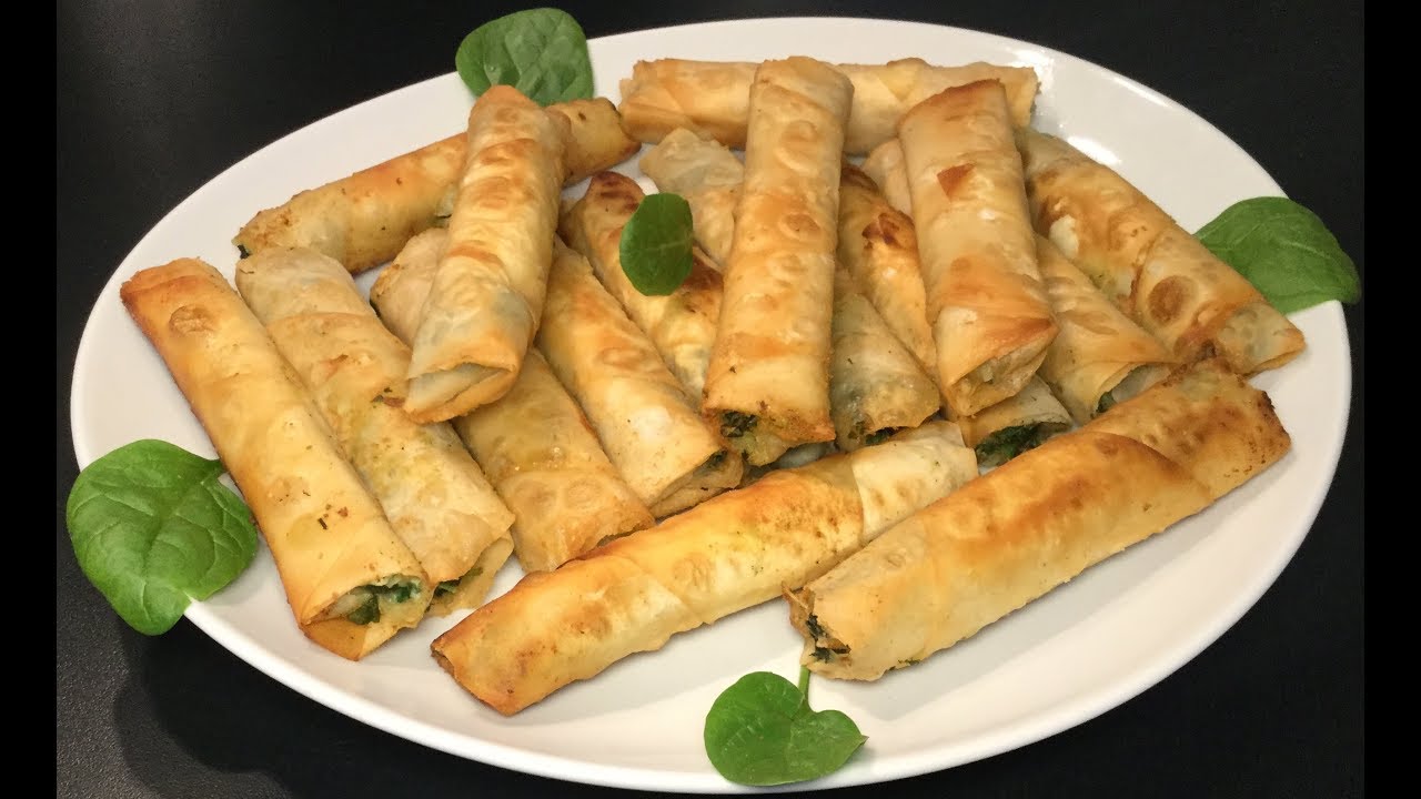 BOREK AUX ÉPINARDS ET AU FROMAGE RECETTE TURQUE IDÉALE POUR LE RAMADAN