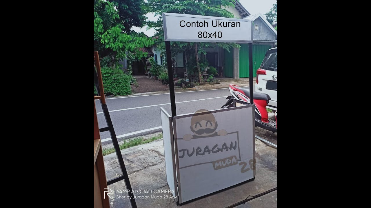 Cara Memasang Gerobak Lipat / Booth Portable / Booth Lipat / Meja Lipat