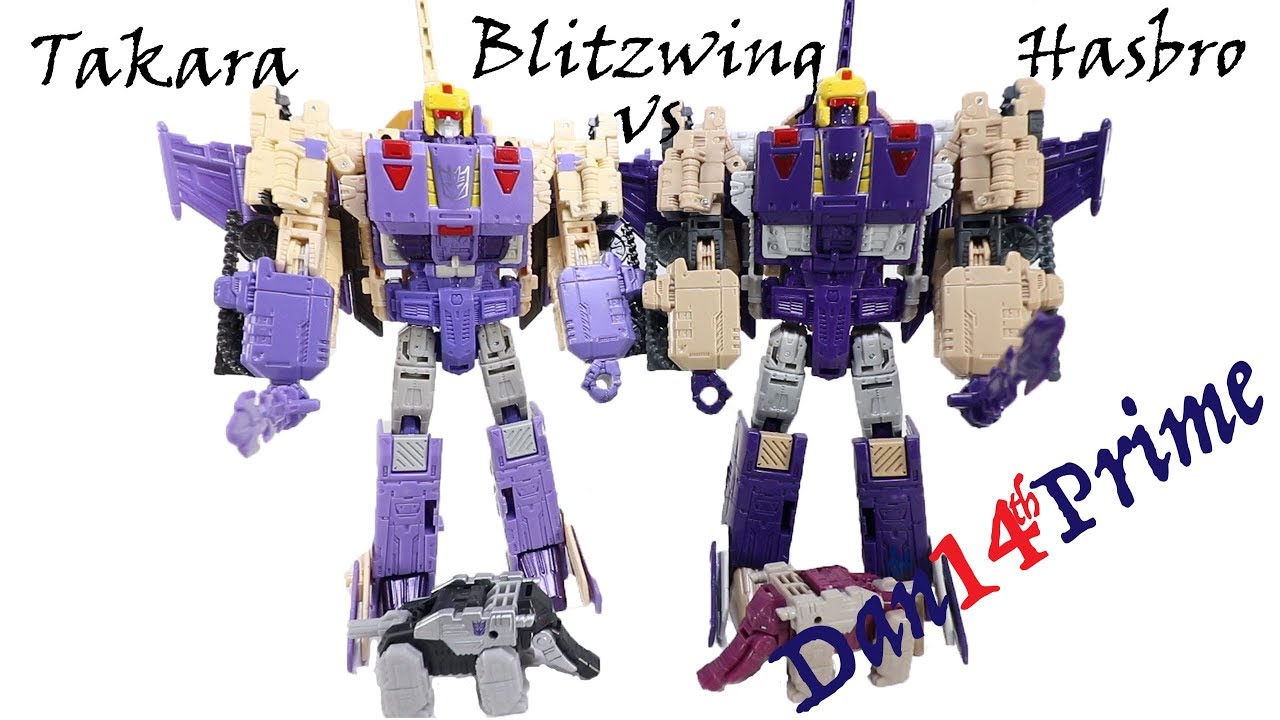 Blitzwing Transformers Takara Legends vs Hasbro Titans Return