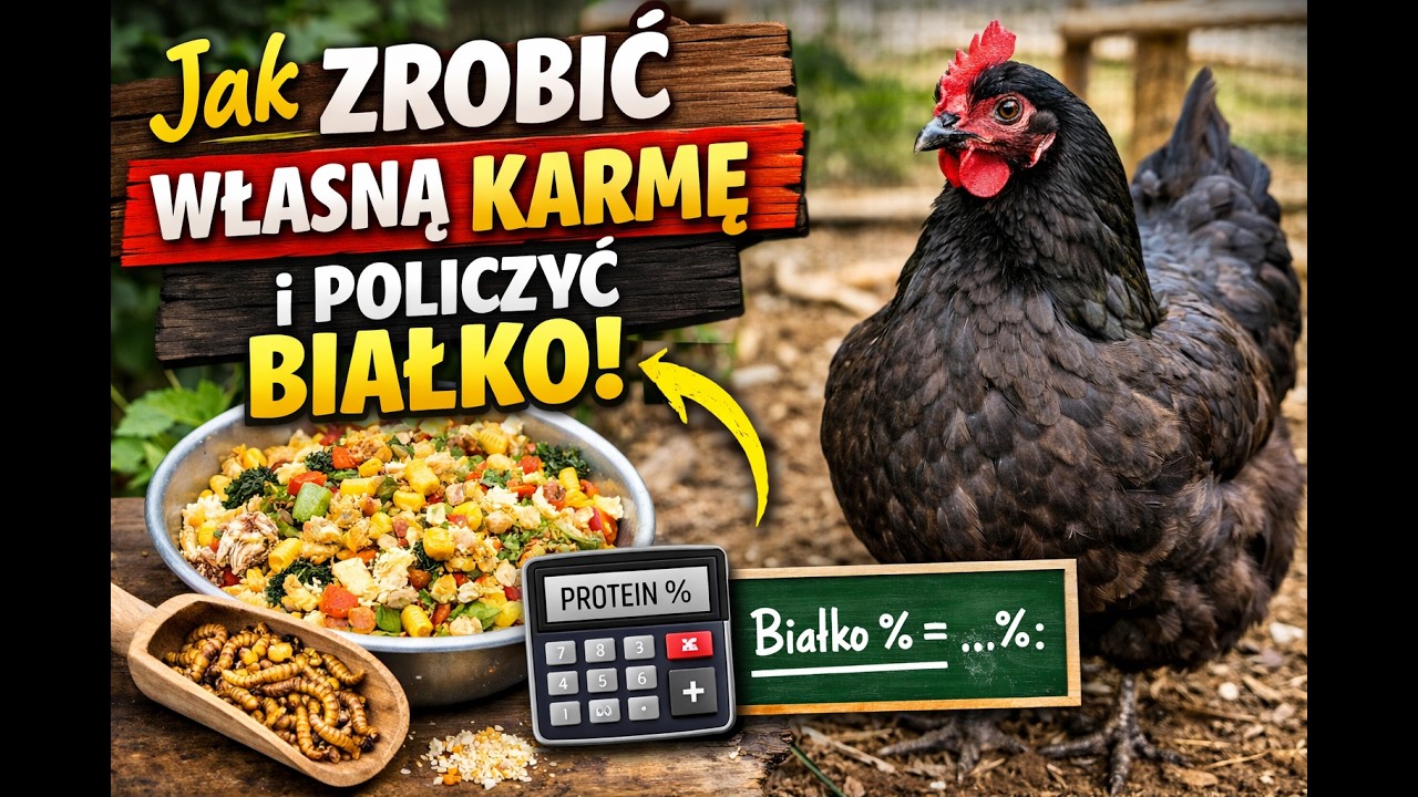 Jak obliczyć procent białka w karmie dla kur najprostsza metoda zrób to sam. Kura zniesie więcej jaj