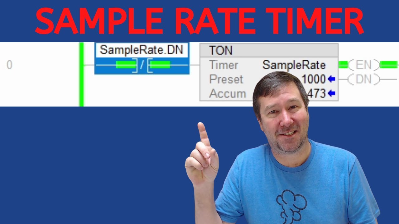 Programming a Sample Rate Timer in an Allen Bradley PLC