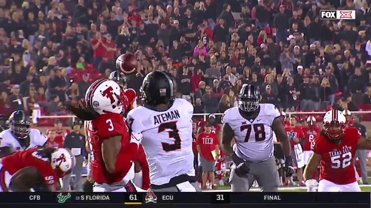 Marcell Ateman (Oklahoma State) Third Down Targets & Touches [2017]
